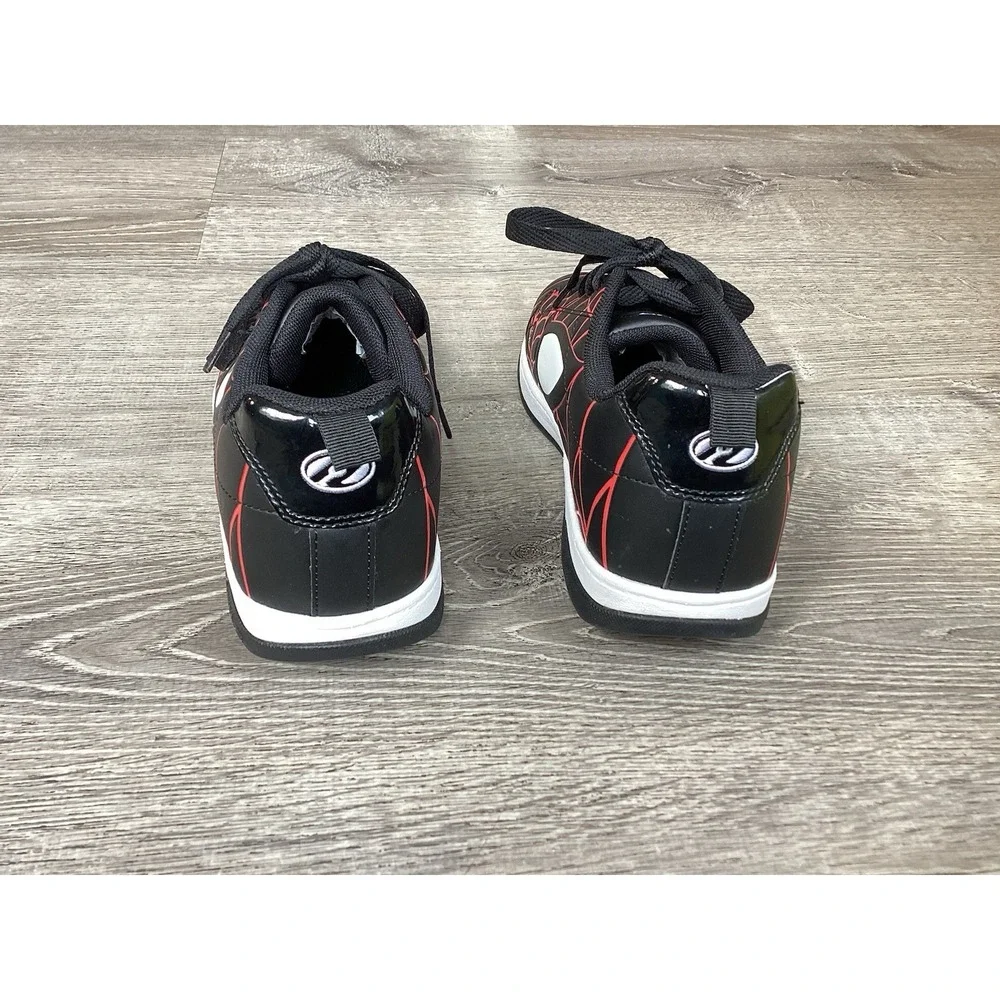 HEELYS MARVEL MILES MORALES SPLIT SPIDERMAN Black Red White Youth SIZE 7